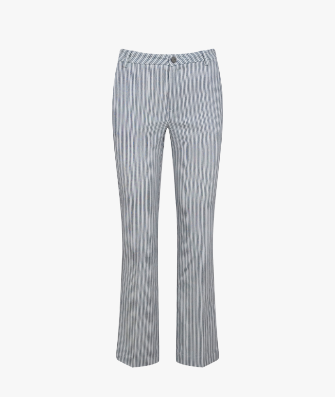 Trouser Trendy Navy Stripe