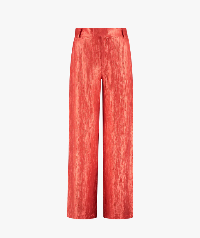 Anna dark orange pants oranje