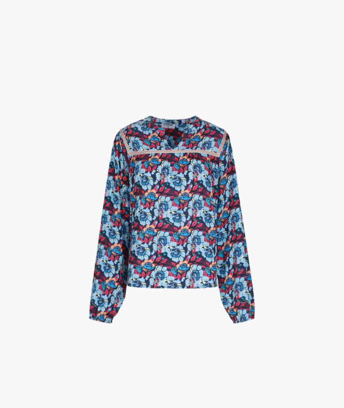 Sylvie top lichtblauw