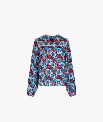 Sylvie top lichtblauw
