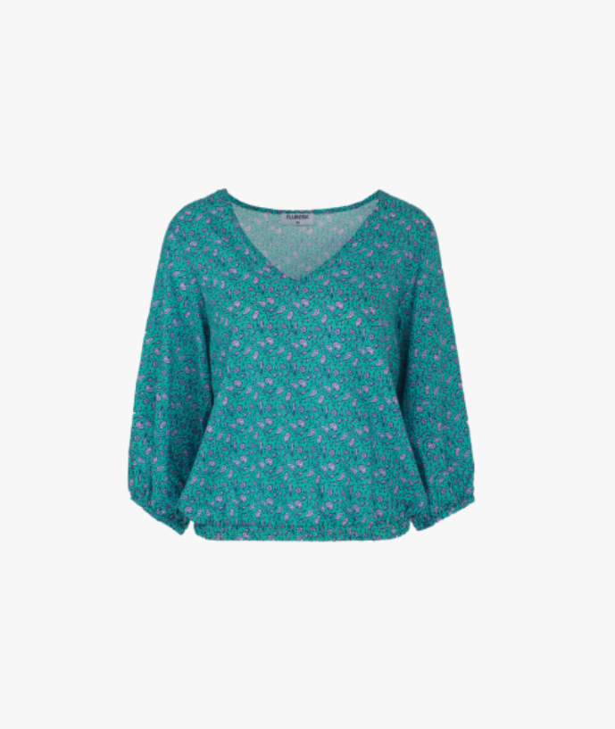 Freva top blauw