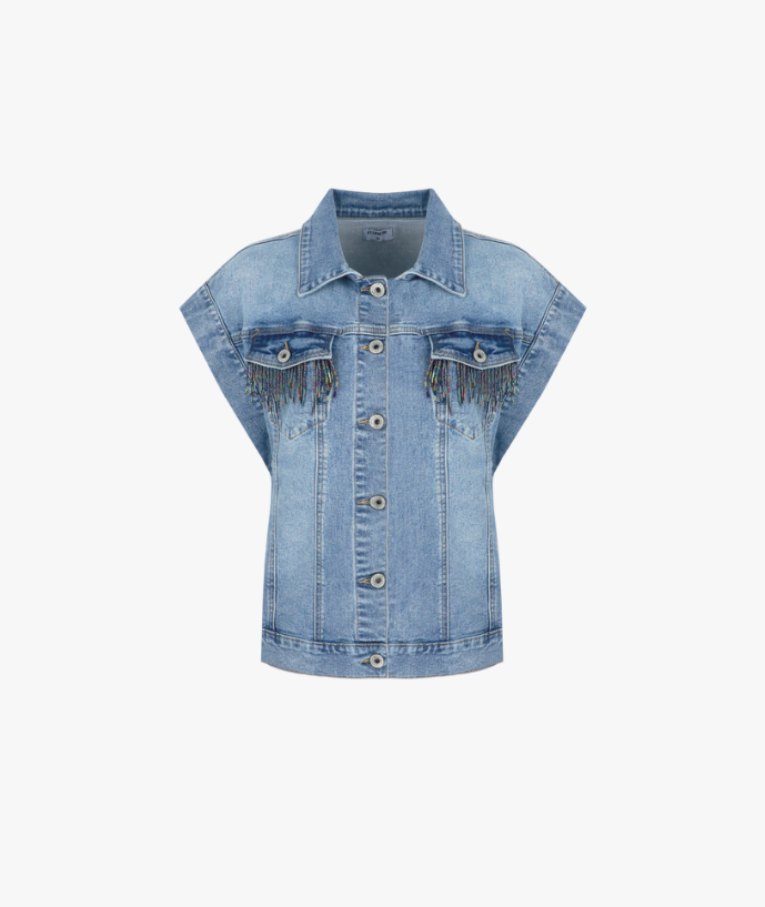 Meghan gilet denim