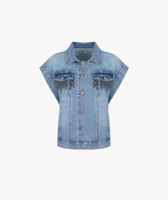 Meghan gilet denim