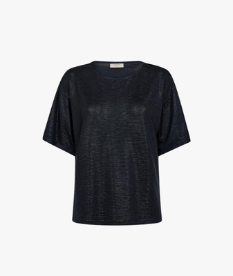 FQ SATINA-TEE navy