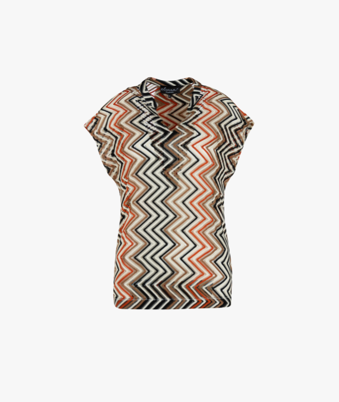 Top Lize Zigzag Bronzed