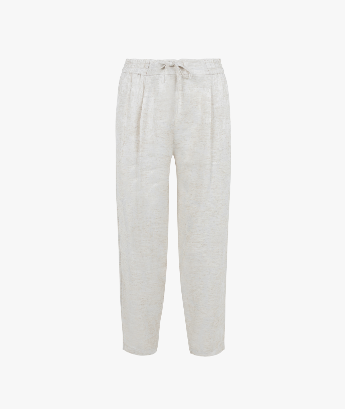 Trouser Jayda Silk Ecru