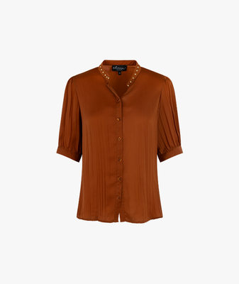 Blouse Nella Bronzed Crushed