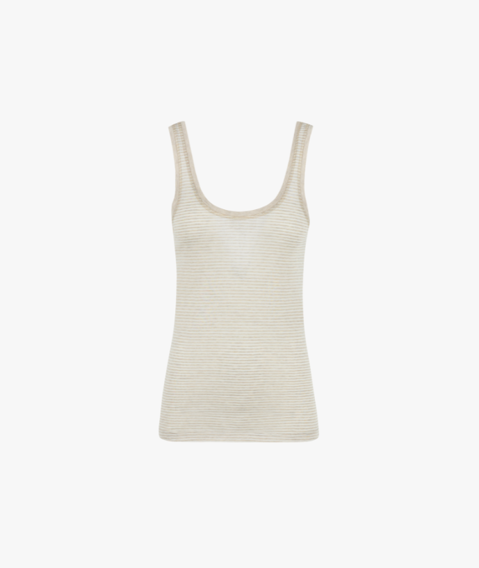 Top Lynn Beige Stripe