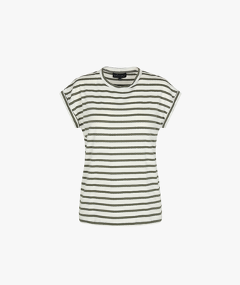 Top Saar Green Stripe