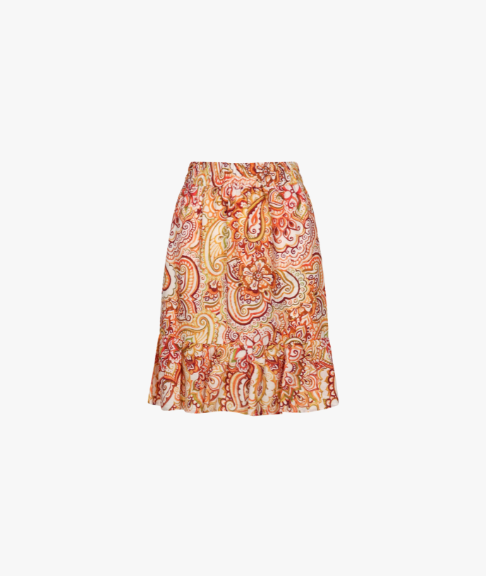 Skirt Elisa Paisley Orange
