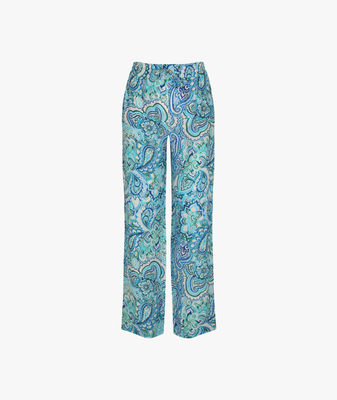 Trouser Elisa Paisley Blue