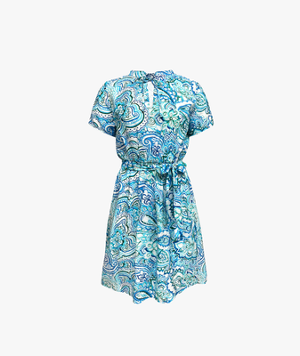 Dress Elisa Paisley Blue