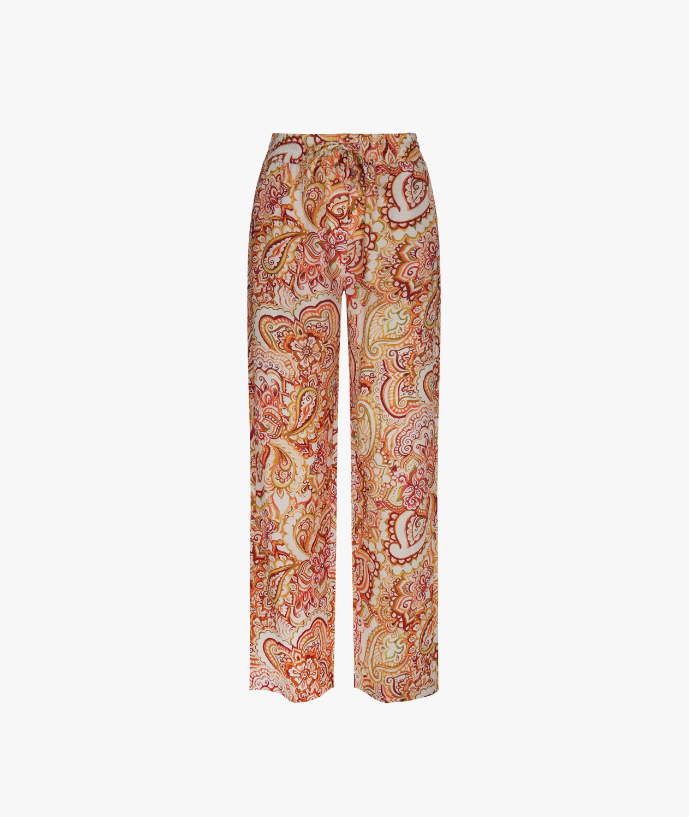 Trouser Elisa Paisley Orange