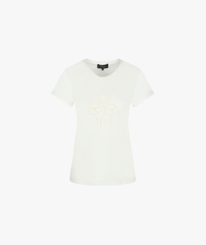 T-shirt Poppy Off White