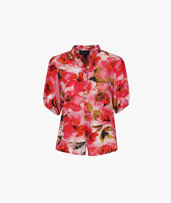 Blouse Poppy Flower
