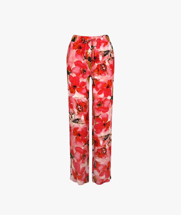 Trouser Poppy Flower
