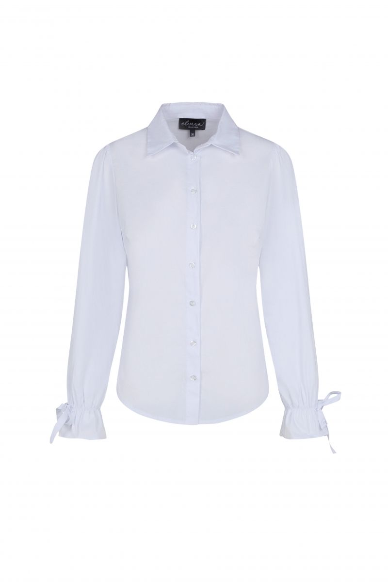 Blouse Bow Off White