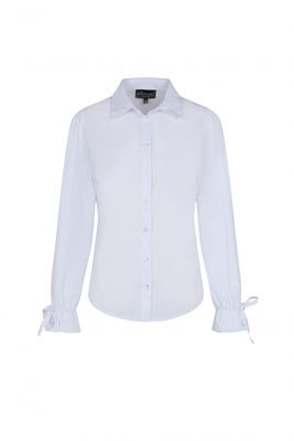 Blouse Bow Off White