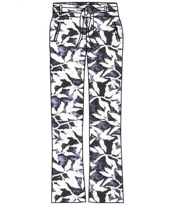Trouser Cleo Travel Leaves