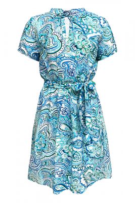 Dress Elisa Paisley Blue