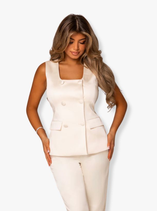 Gilet Madrid cream