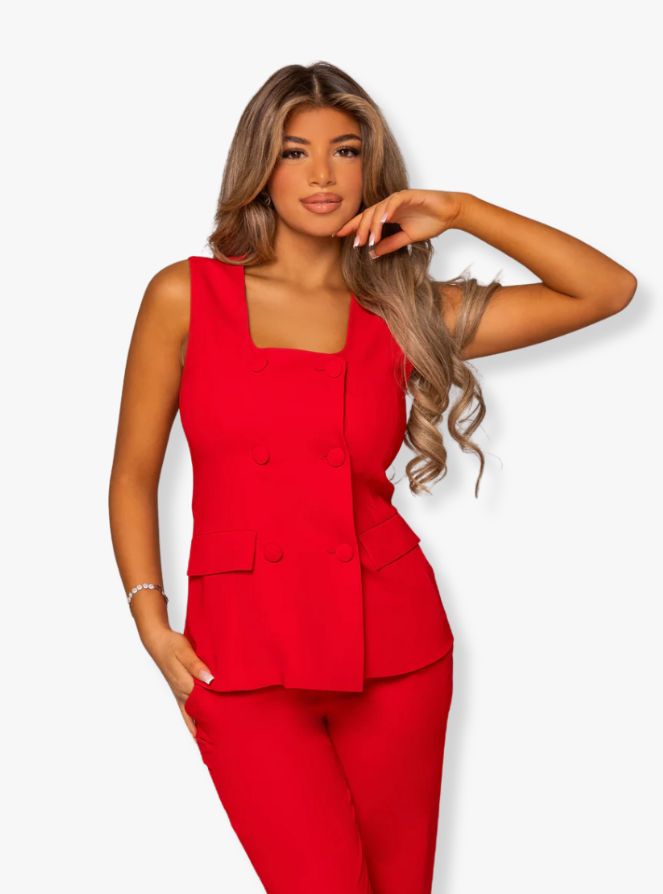 Gilet Madrid rood