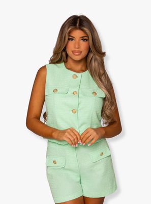 Top Chanel groen Top Chanel groen