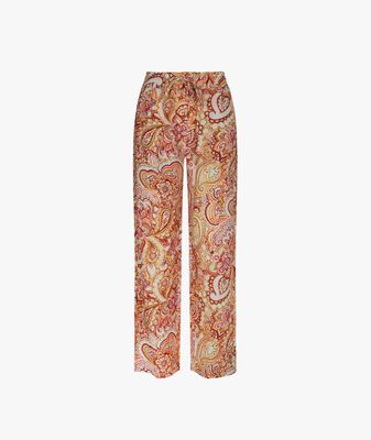 Trouser Elisa Paisley Orange Trouser Elisa Paisley Orange