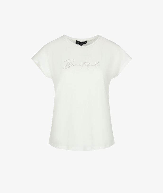 T-shirt Beautiful Off White