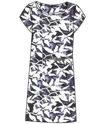 Dress Cleo Travel Leaves Dress Cleo Travel Leaves