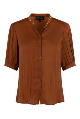 Blouse Nella Bronzed Crushed Blouse Nella Bronzed Crushed
