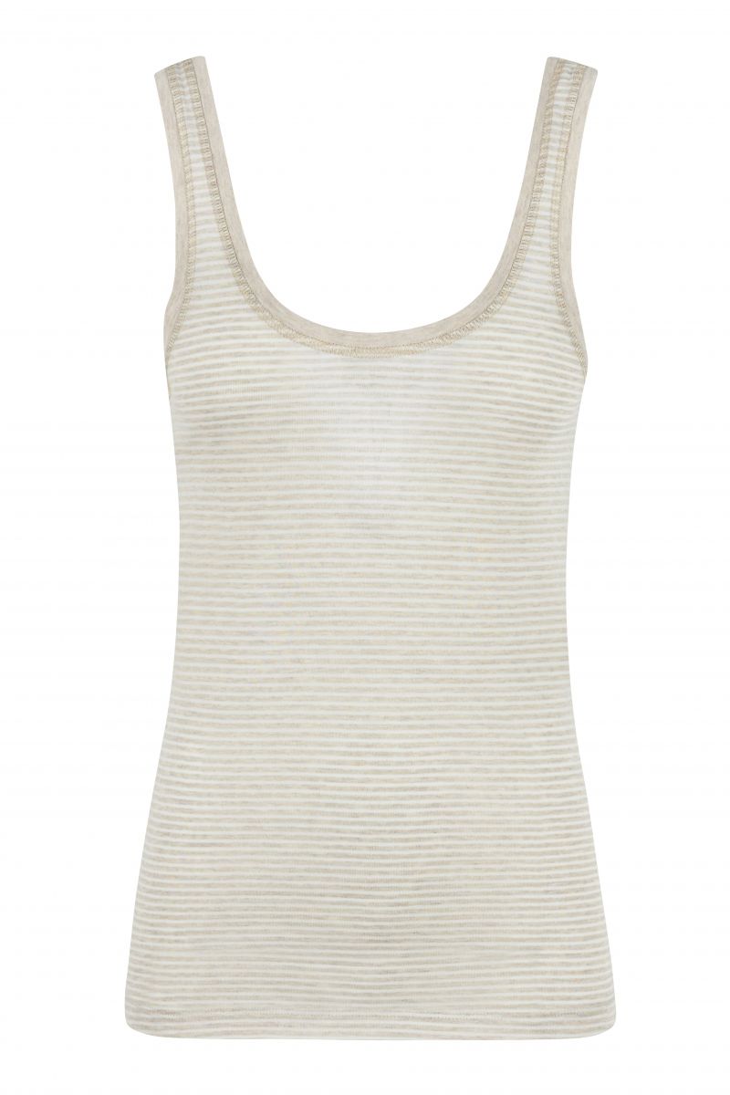 Top Lynn Beige Stripe