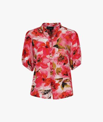 Blouse Poppy Flower