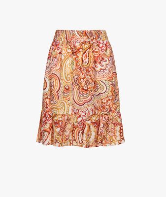 Skirt Elisa Paisley Orange Skirt Elisa Paisley Orange