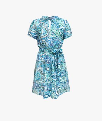 Dress Elisa Paisley Blue