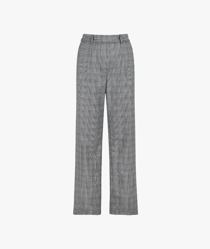 Trouser Iris Checkers Black