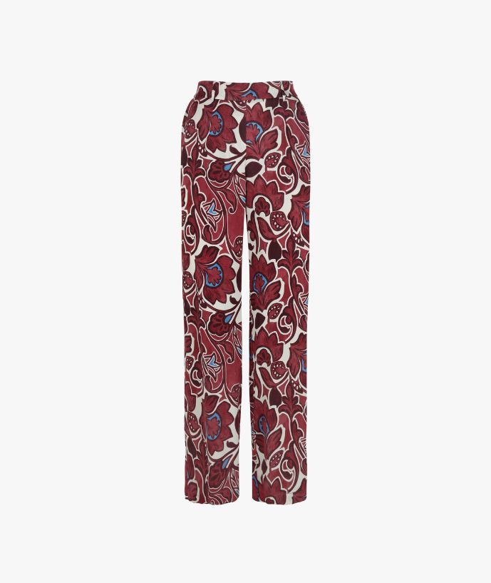Trouser Milou Burgundy Flower