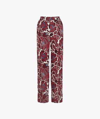 Trouser Milou Burgundy Flower