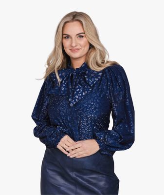 Livia Blouse navy