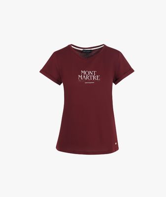 T-shirt Montmartre Burgundy