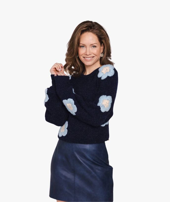 Rose Pullover navy