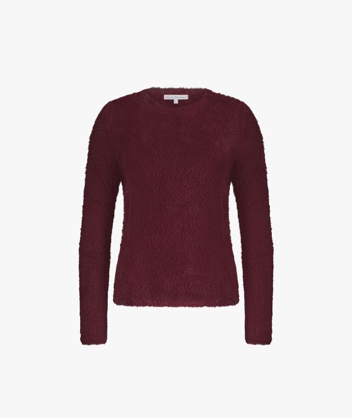 Fuzzy Puff Sleeve roze