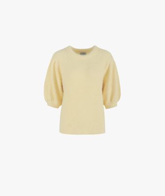 Moraine knit geel