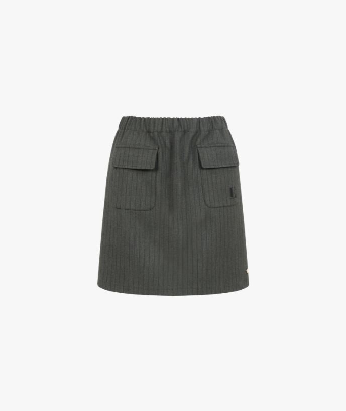 Skirt Claire Green Stripe