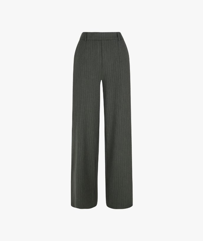 Trouser Claire Green Stripe