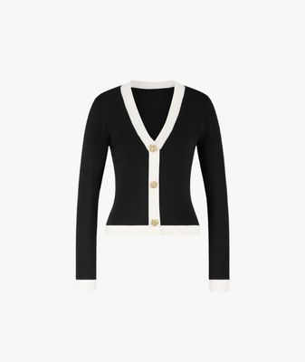 Laos Cardigan zwart