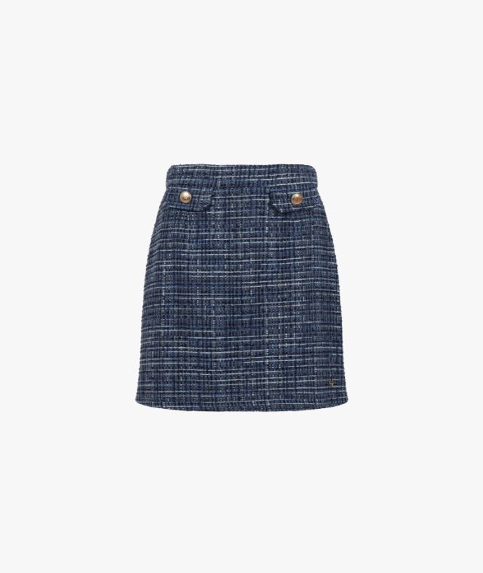 Skirt Romee Blue Bouclé