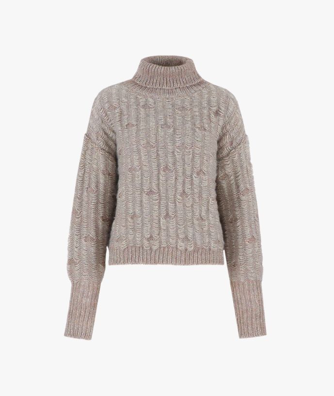 Lira knit sweater taupe