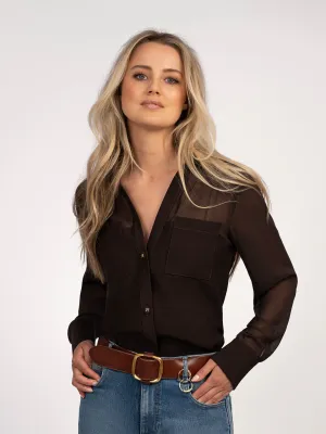 Olarisa Blouse Coffee