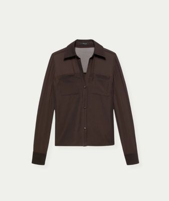 Olarisa Blouse Coffee Olarisa Blouse Coffee